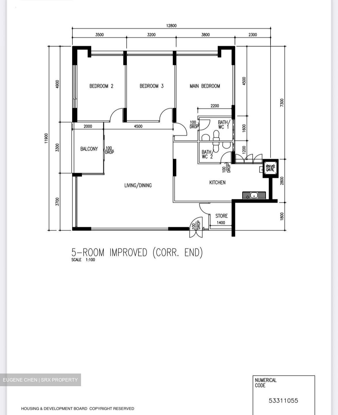 Blk 110 Bukit Batok West Avenue 6 (Bukit Batok), HDB 5 Rooms #566469021